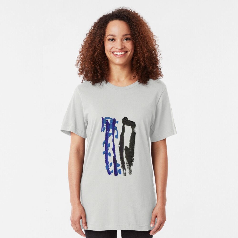 Black & Blue Slim Fit T-Shirt