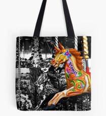 Carousel in isolation Tote Bag