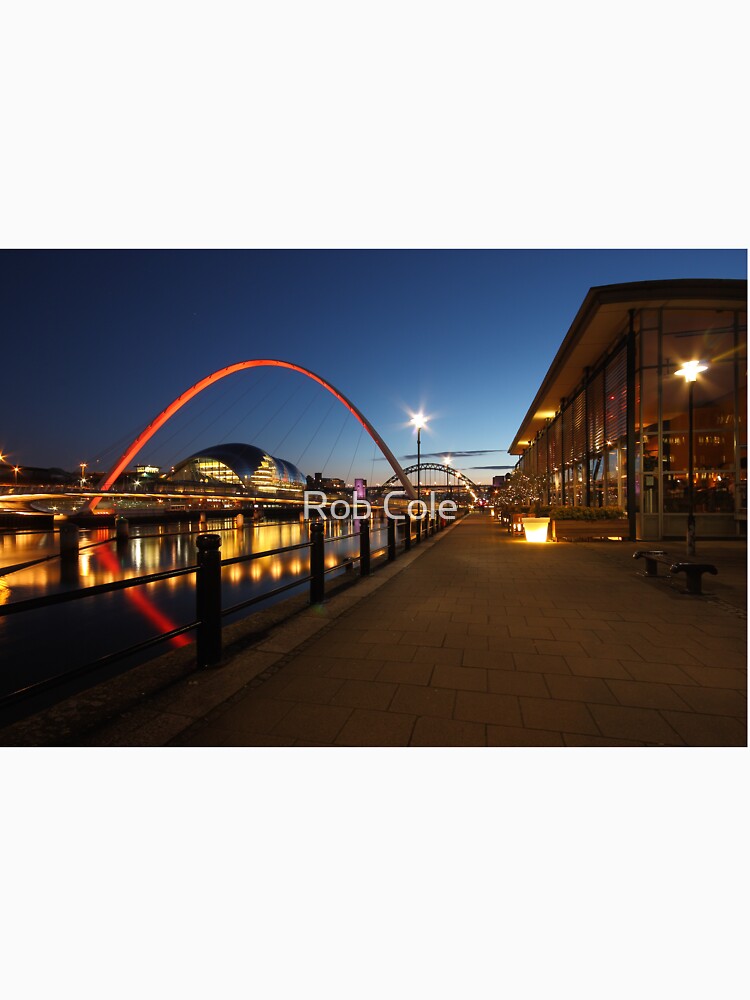 Newcastle-Gateshead, Bridges and Quayside at Dusk by robcole