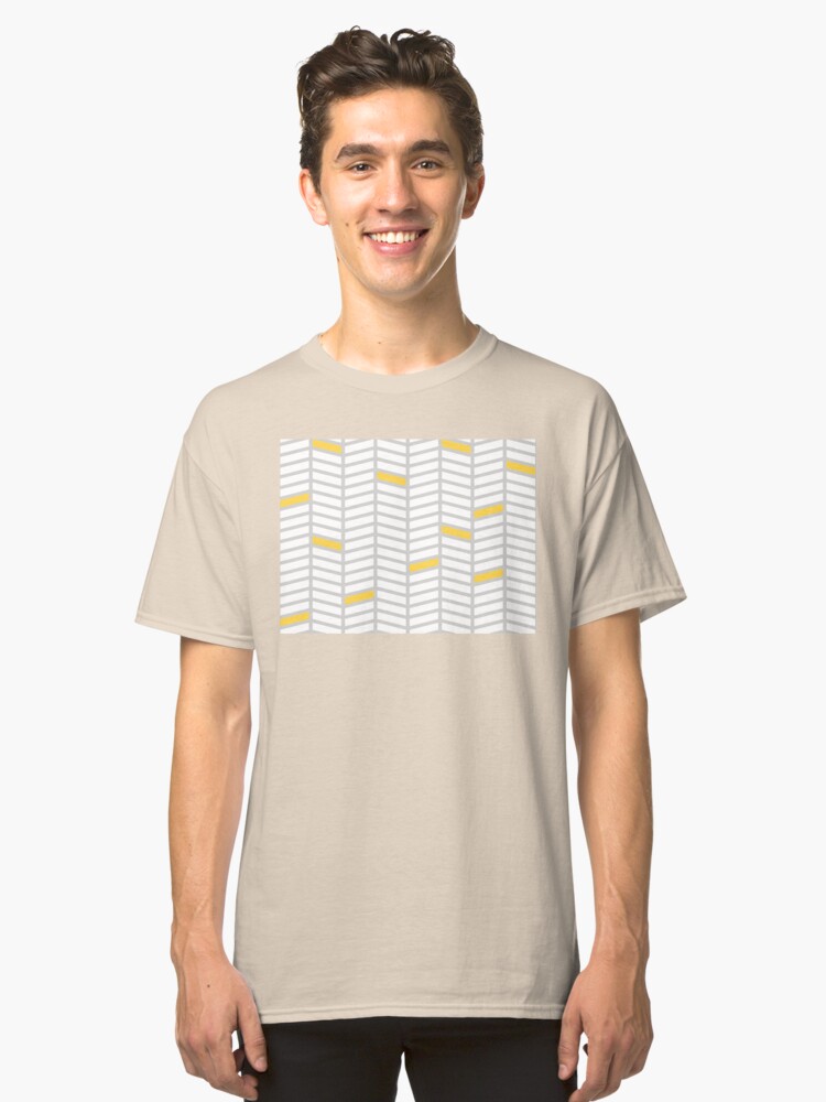Alternate view of Geometric Pattern: Chevron Classic T-Shirt