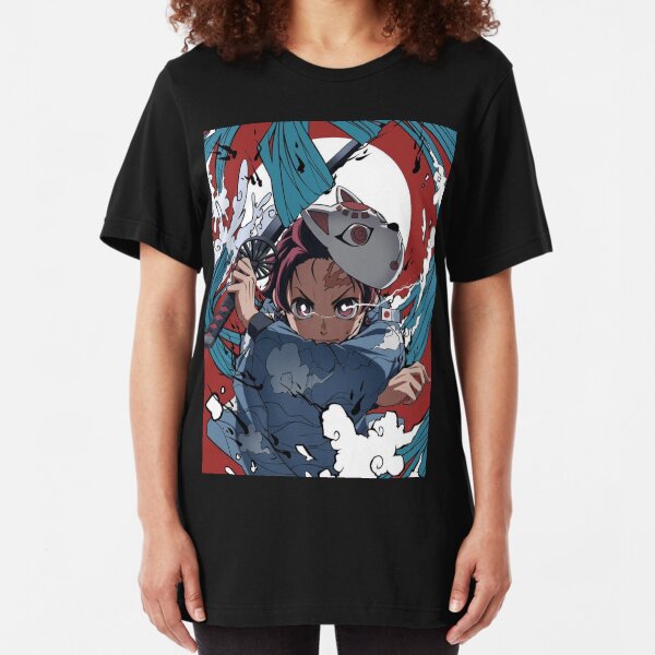 AnimeDemonSlayer T-shirt ajusté