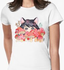 Mushrooms Women's Fitted T-Shirt