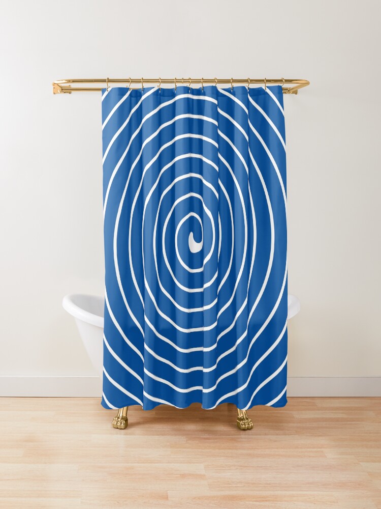 "UW Spiral Thicc" Shower Curtain by paddysbooks Redbubble