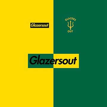 Glazersout Yellow/Green Manchester Kit (2) Manchester United Women's Chiffon Blouse Top | Redbubble