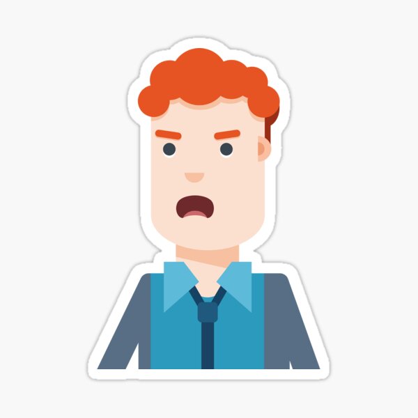 Angry Lyne Sticker