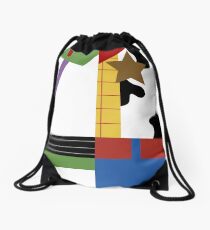 Enemy became friends Drawstring Bag