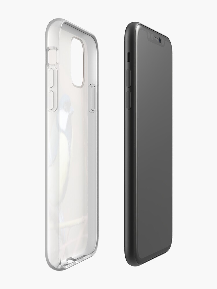 Alternate view of Great Tit (Parus Major) Perched in Woodland iPhone Case & Cover