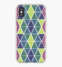 jewel tone triangles iPhone-Hülle & Cover