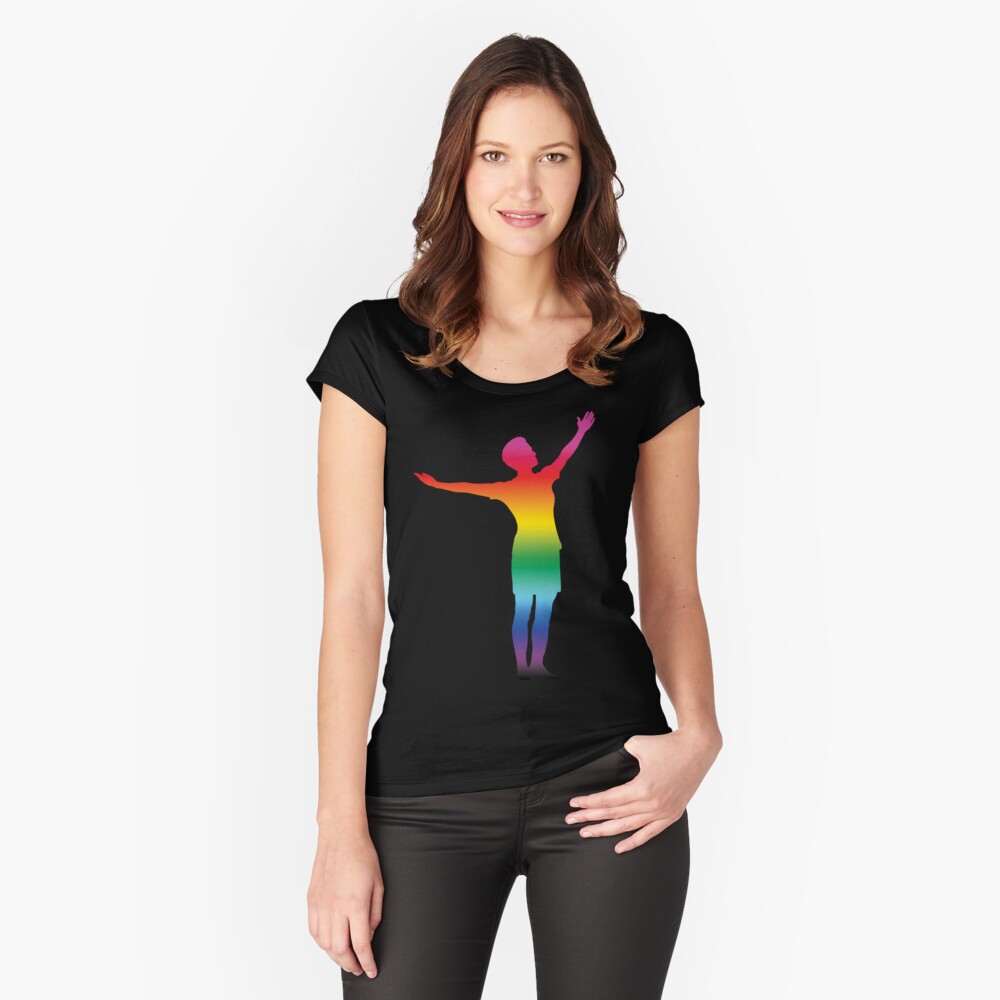 Megan Rapinoe - STOLZ Tailliertes Rundhals-Shirt