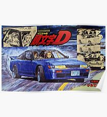Sil80 Manga gefärbt Poster