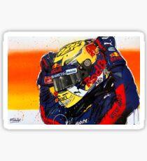 Max Verstappen - 2019 F1 graffiti painting by DRAutoArt Sticker