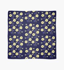 Art Nouveau - Yellow on Blue Scarf