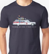 Ecto 1 - Ghostbusters Pixel Art Slim Fit T-Shirt