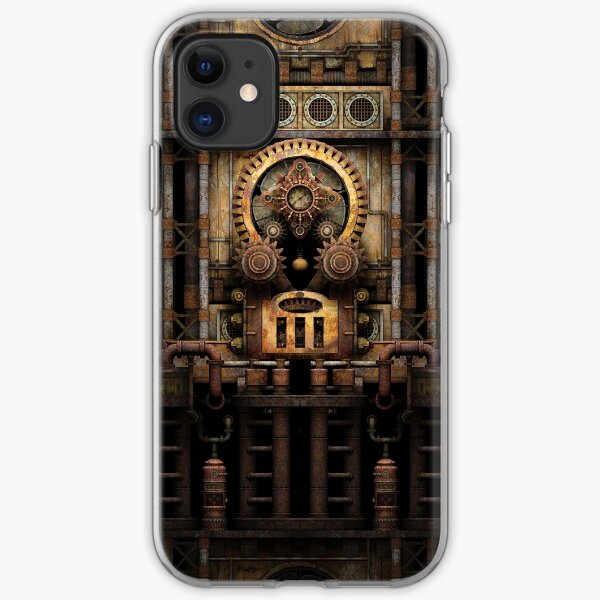 Infernal Steampunk Vintage Machine #3 iPhone Soft Case