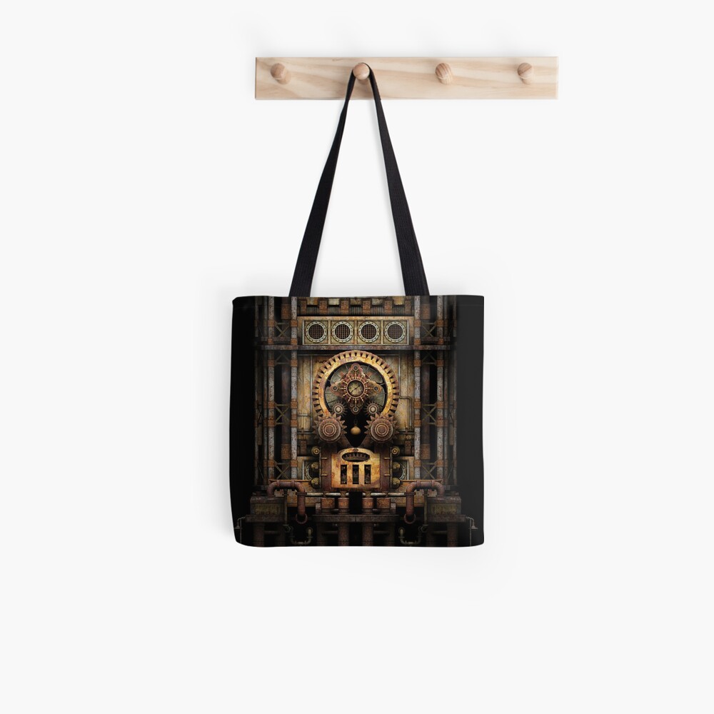 Infernal Steampunk Vintage Machine #3 Tote Bag