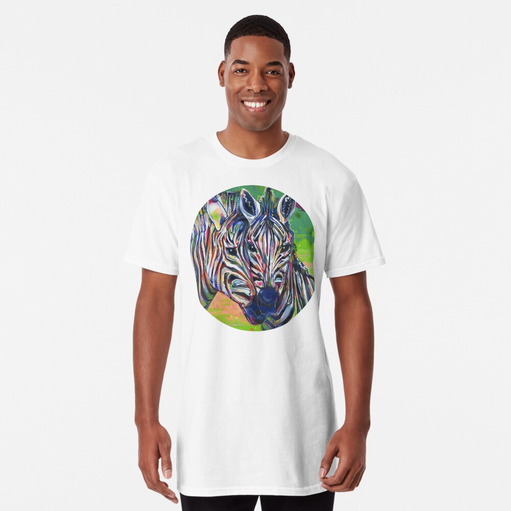 Zebras painting - 2012 Long T-Shirt