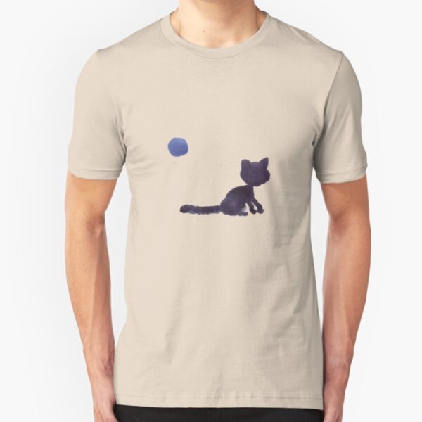 Blue cat Slim Fit T-Shirt