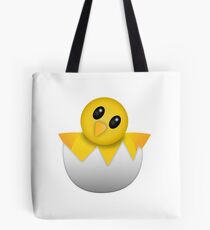 Brütendes Babyküken Emoji Tote Bag