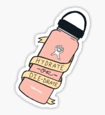 Hydrate or Die-Drate Hydroflask Sticker