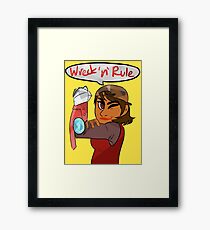 Verity - Wreck 'n' Rule Framed Print