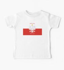 Retro Polish Polska Flag Baby Tee