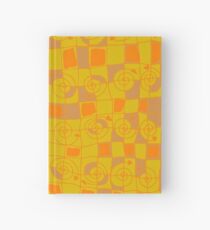 Geometric in Yellow and Orange Hardcover Journal