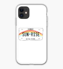 Hawaii Sun Rise License Plate iPhone Case