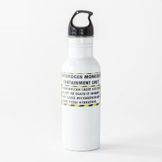 DIHYDROGEN MONOXIDE WARNING LABEL Water Bottle