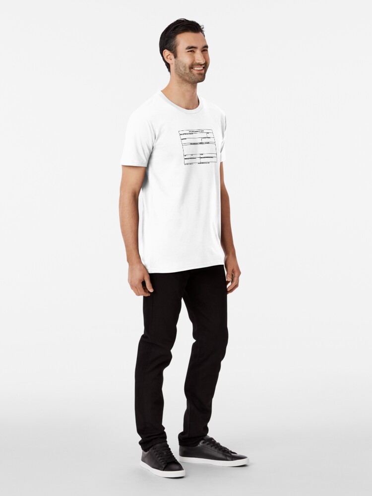 Alternate view of USAF Form 341 - Excellence/Discrepancy Report Premium T-Shirt