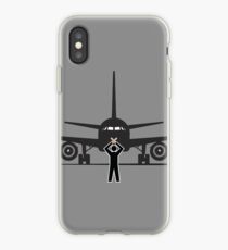 Vinilo o funda para iPhone Airbus & Airplane Marshaller