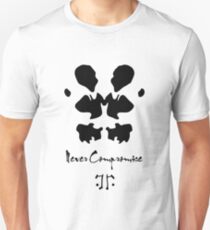 Gehe niemals Kompromisse ein Slim Fit T-Shirt