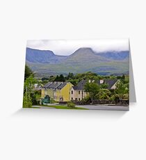Sneem town kerry Eire Greeting Card