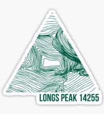 Longs Peak Topo Sticker