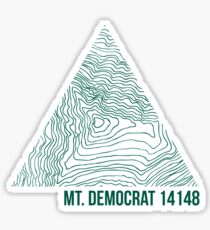 Mount Democrat Topo Sticker