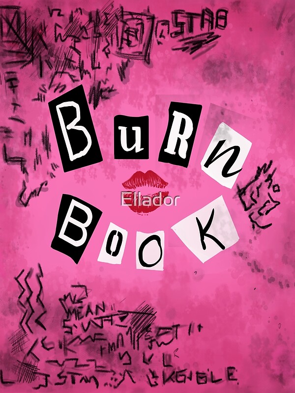 the-burn-book-art-prints-by-ellador-redbubble