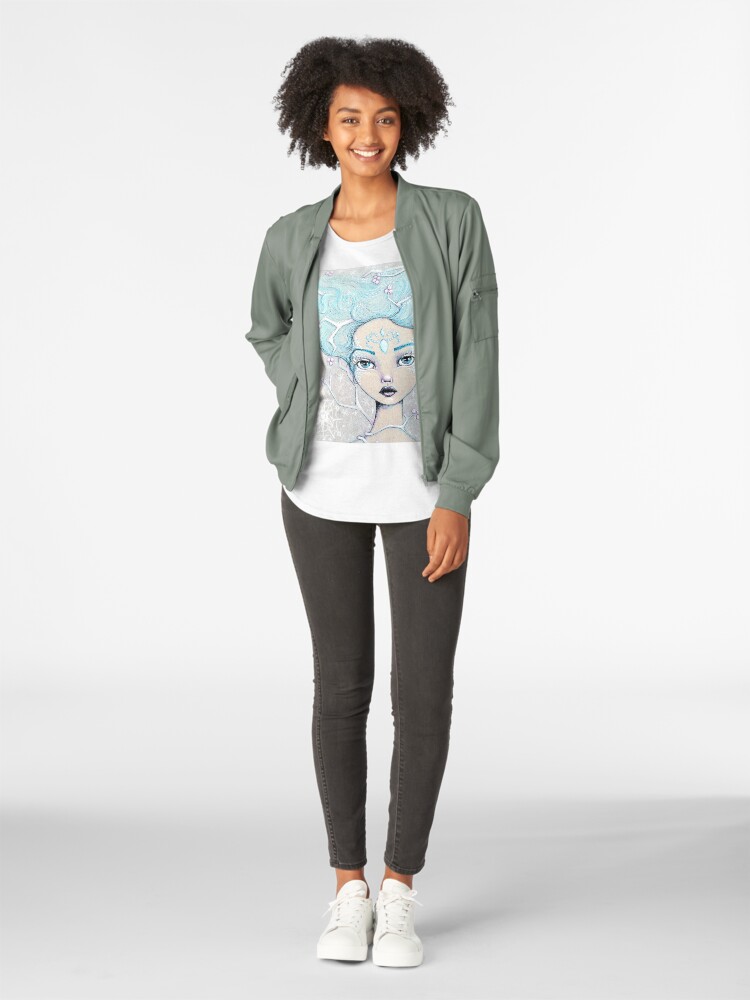 Alternate view of Ice Queen Premium Scoop T-Shirt