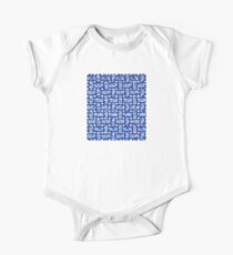 FRANZÖSISCHES LAND PLAID Baby Body Kurzarm