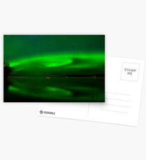 Charlie Lake Auroras # 2 Postcards