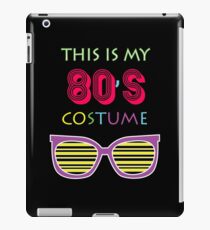 80s Costume iPad Case/Skin