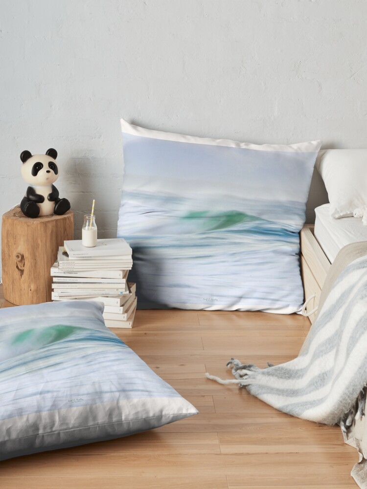 Alternate view of The Wave Floor Pillow