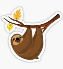 Lazy Smiley Sloth Sticker