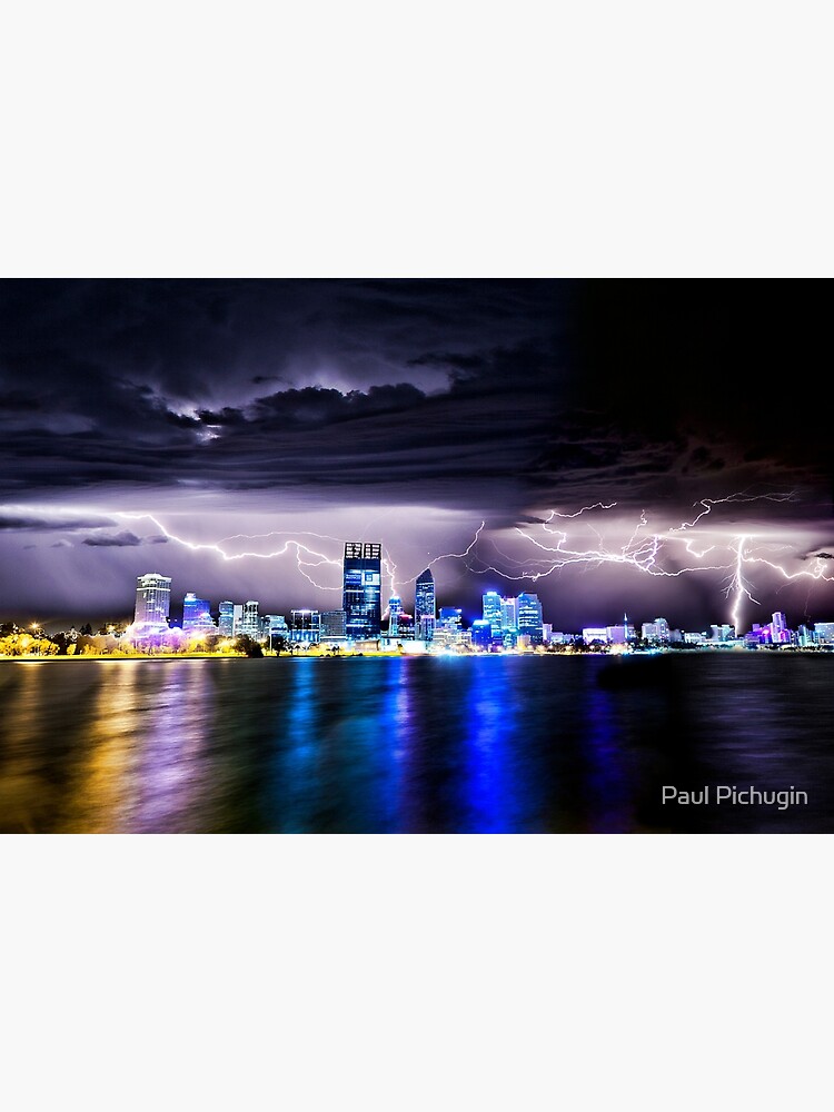 Perth Lightning Storm by paulmp
