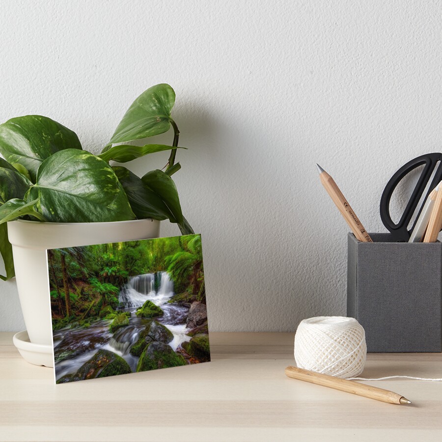 Horseshoe Falls, Tasmania Art Board Print
