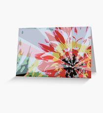A Playful Flower Greeting Card