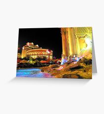 Las Vegas Caesars Palace... Greeting Card