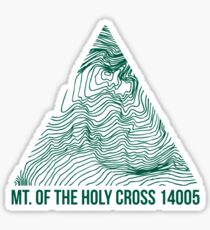 Mount of the Holy Cross Topo Sticker