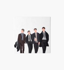 Minimal The Beatles Art Board Print