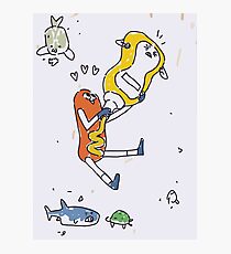 Kate's Poster - The Hotdog and the Mustard Photographic Print