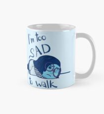 Taza Demasiado triste para caminar