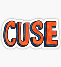 Cuse Block Tie Dye Sticker